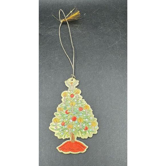 Rare 1996 Hallmark Hall Family Christmas Tree Ornament Don & Adele -6D - Picture 1 of 6